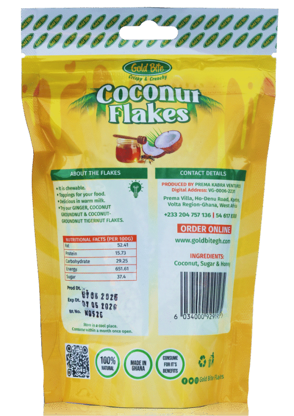 Pouch Coconut Flakes 100g - Image 2