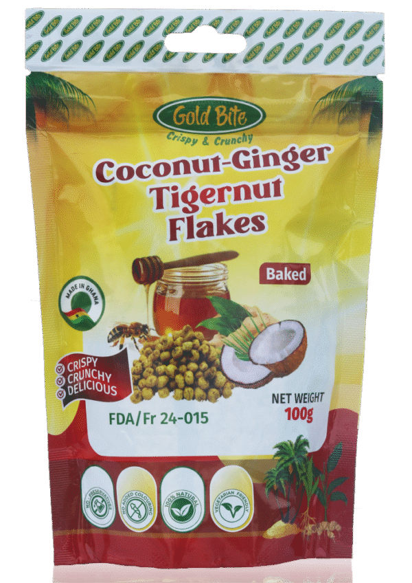 Pouch Coconut Ginger Tigernut Flakes