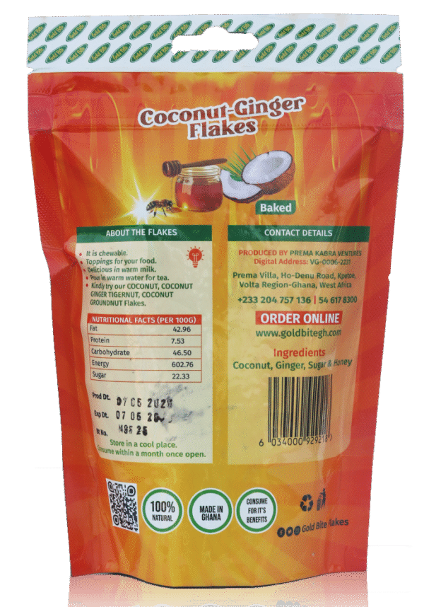 Pouch Coconut Tigernut Flakes - Image 2