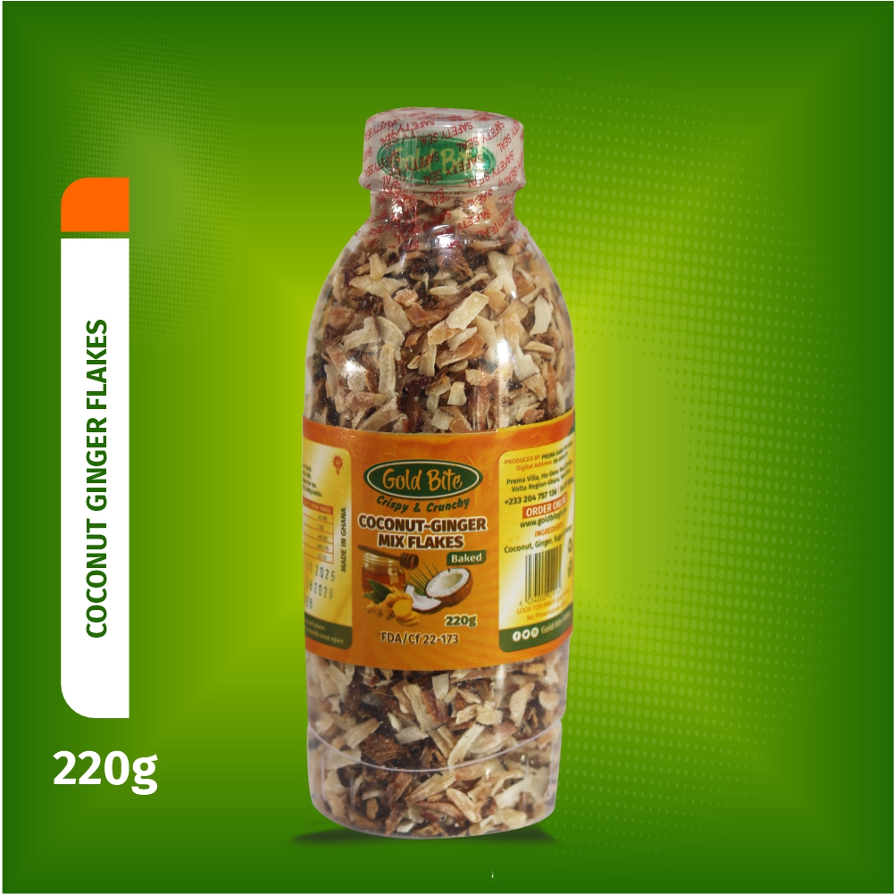 Coconut Ginger Flakes 220g